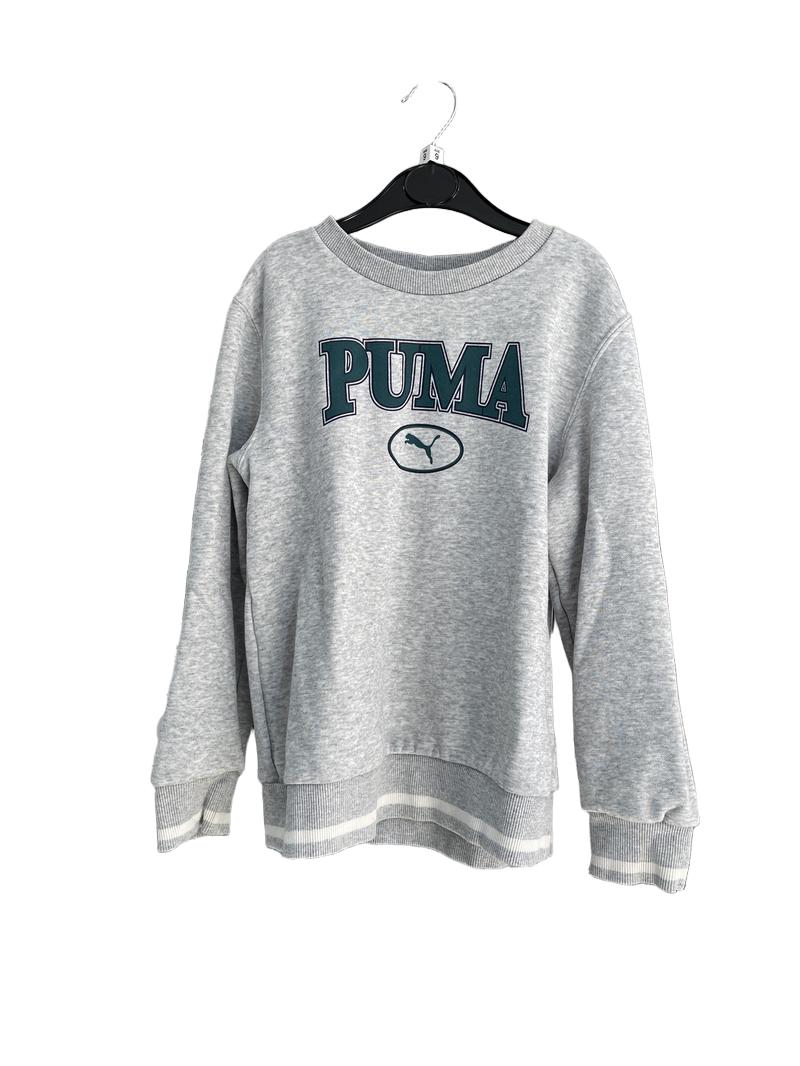 Preloved Puma - Gray Puma Sweatshirt, NEW Without Tags (9-10y)