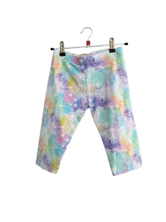 Preloved Next - Multicolour Floral Print Pedal Pushers Capris (8-9y)