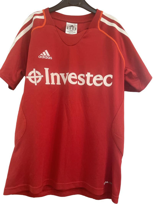 Preloved Adidas - Red Investec Athletic Top (10-11y)