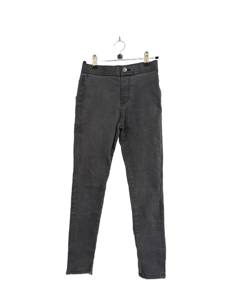 Preloved Marks & Spencer - Black Faded Denim Leggings (11-12y)