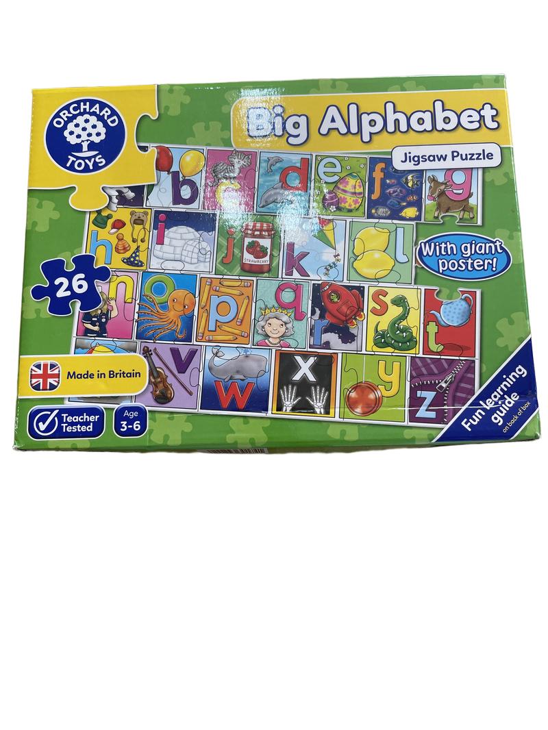 Preloved Toys - Big Alphabet Jigsaw Puzzle. - Orchard Books