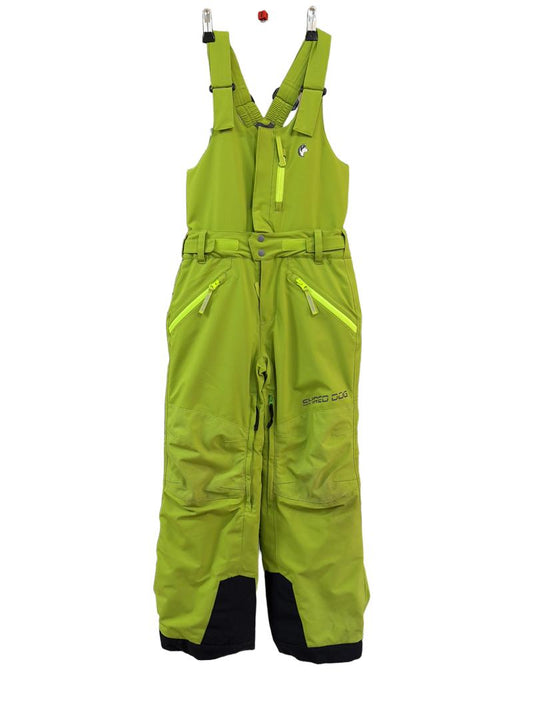 Preloved Shred Dog - Green Ski Pants Salopettes (8-9y)