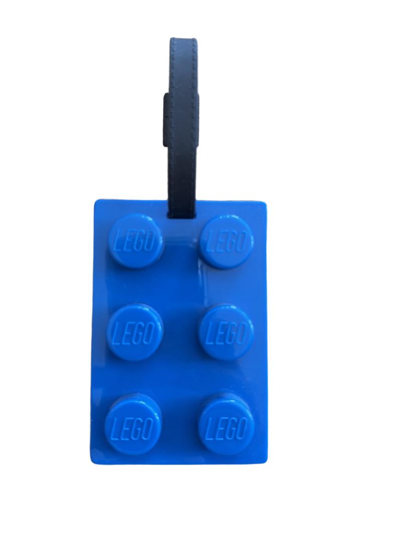 Preloved Funtastic Limited - Dark Blue Lego Luggage Tag.