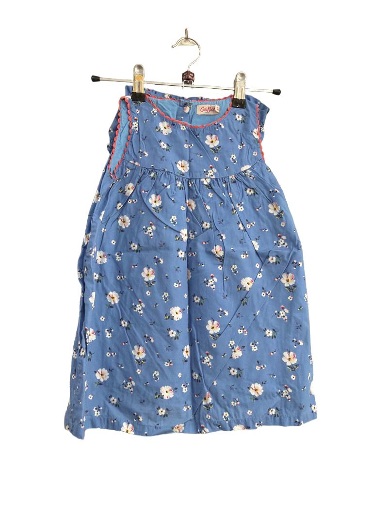 Preloved Cath Kidston - Blue Floral Print Dress And Bloomers (18-24m)