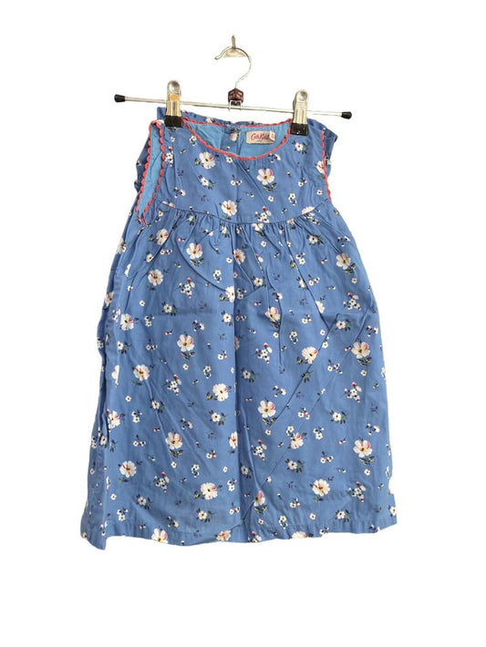 Preloved Cath Kidston - Blue Floral Print Dress And Bloomers (18-24m)