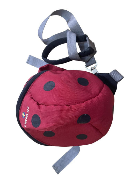 Preloved Little Life - Ladybird Toddler Backpack With Rein.
