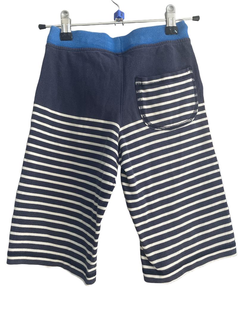 Preloved Mini Boden - Navy White Stripe Shorts (6-7y)