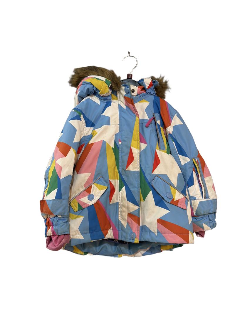 Preloved Boden - Multicolour Star Fleece-lined Jacket (2-3y)