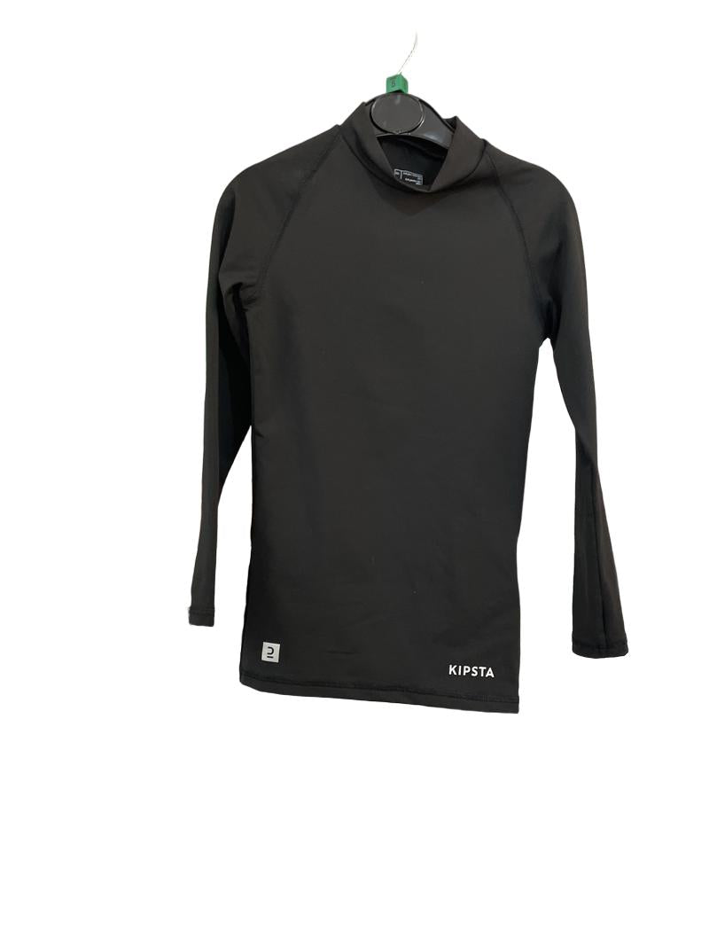 Preloved Decathlon - Kipsta Black Thermal Layer Top (5-6y)