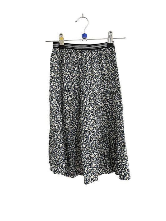 Preloved Next - Navy Floral Ditsy Skirt (6-7y)