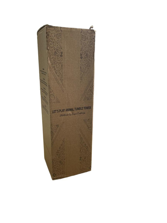 Preloved Toys - Let's Play Animal Tumble Tower (wooden Stacking Game), NEW In Box - Jaques London