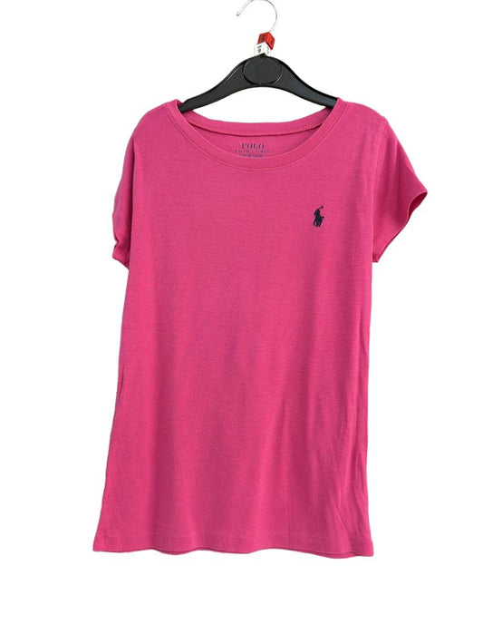 Preloved Polo Ralph Lauren - Pink T Shirt (8-9y, 9-10y)