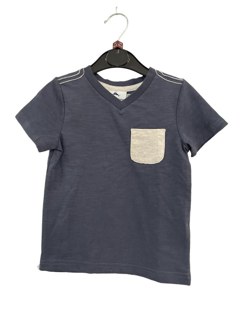 Preloved Tommy Bahama - Navy T Shirt, NEW With Tags (18-24m)