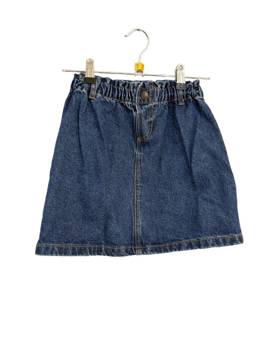 Preloved Marks & Spencer - Dark Denim Mini Skirt (7-8y)