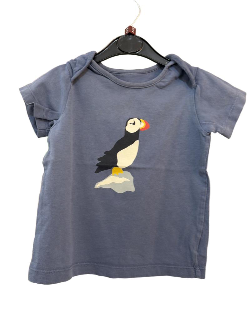 Preloved Baby Boden - Blue Puffin Graphic T Shirt (2-3y)