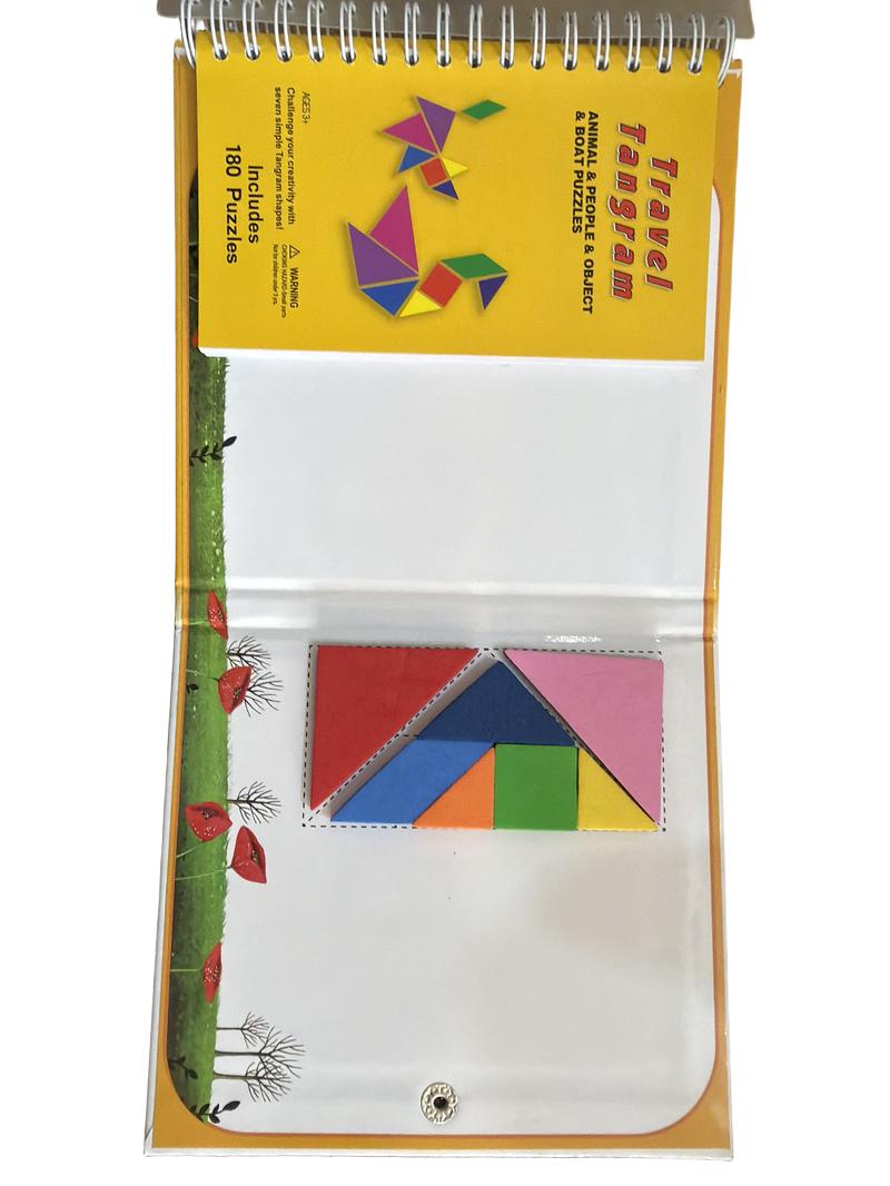 Preloved Toys - Travel Tangram Book And Activity Set - Unknown Brand