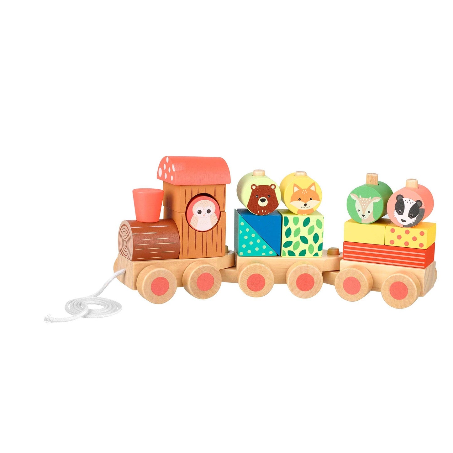 Woodland Wooden Puzzle Train