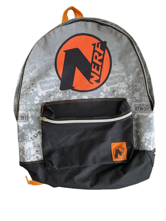 Preloved Nerf - Black Orange Nerf Ruck Sack Backpack And Carrier Bag