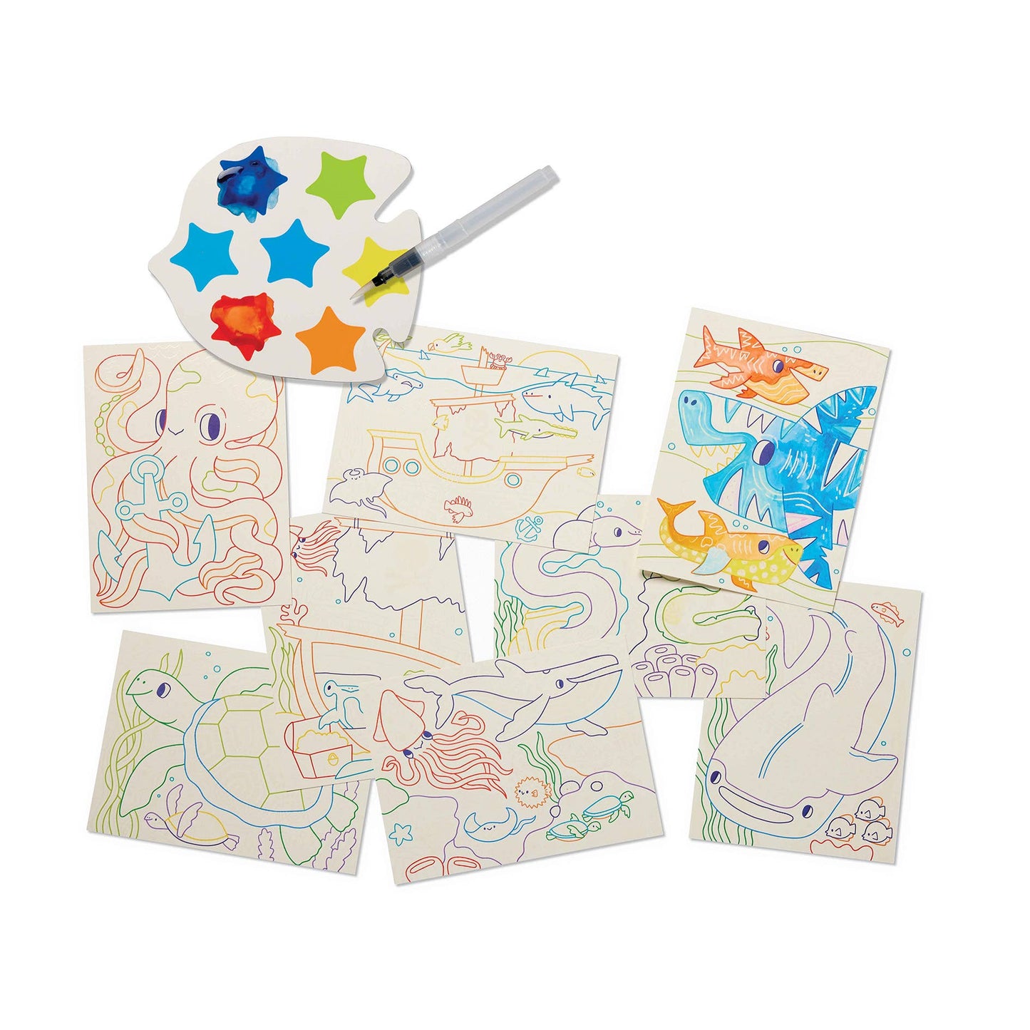 Crocodile Creek Magic Watercolour Ocean Adventure  Art Set
