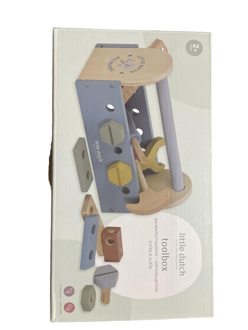 Preloved Toys - Wooden Tool Box Set - Little Dutch