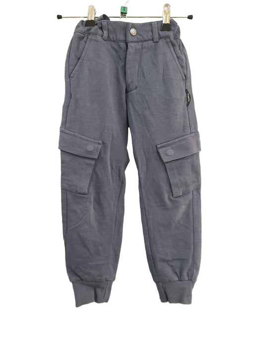 Preloved Angel & Rocket - Blue/Slate Grey Cargo Trousers (5-6y)
