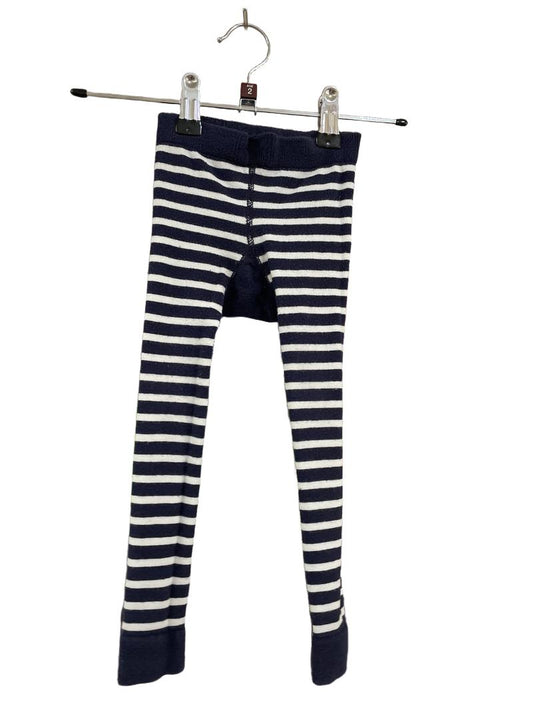 Preloved Jojo Maman Bebe - Navy Stripe Fox Leggings (2-3y)