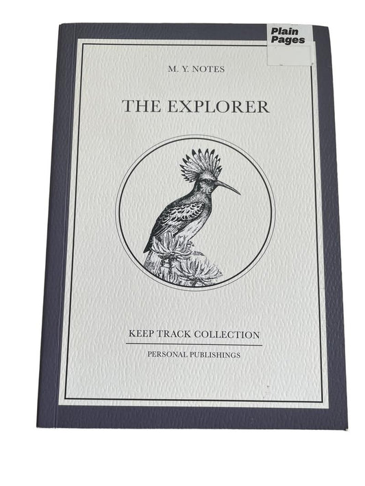 Preloved A5 Plain Pages Notebook The Explorer. - Paperchase
