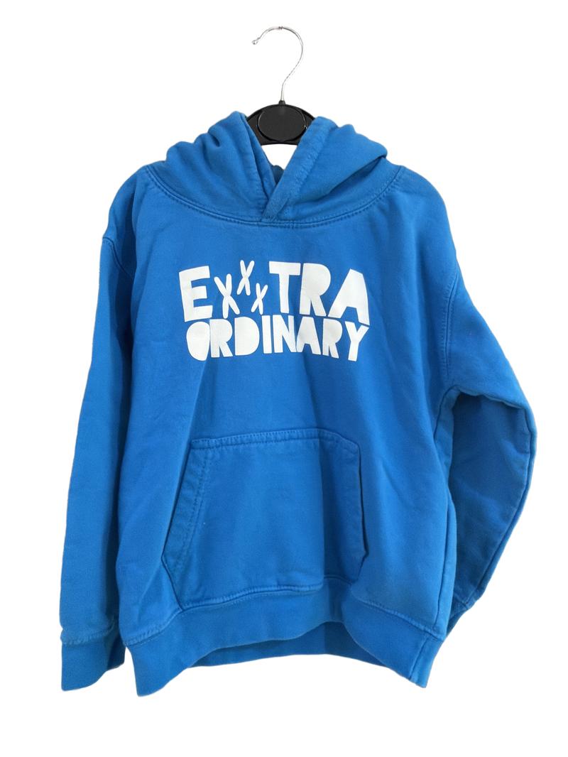 Preloved Unknown Brand - Blue Exxxtraordinary Hoodie Sweatshirt