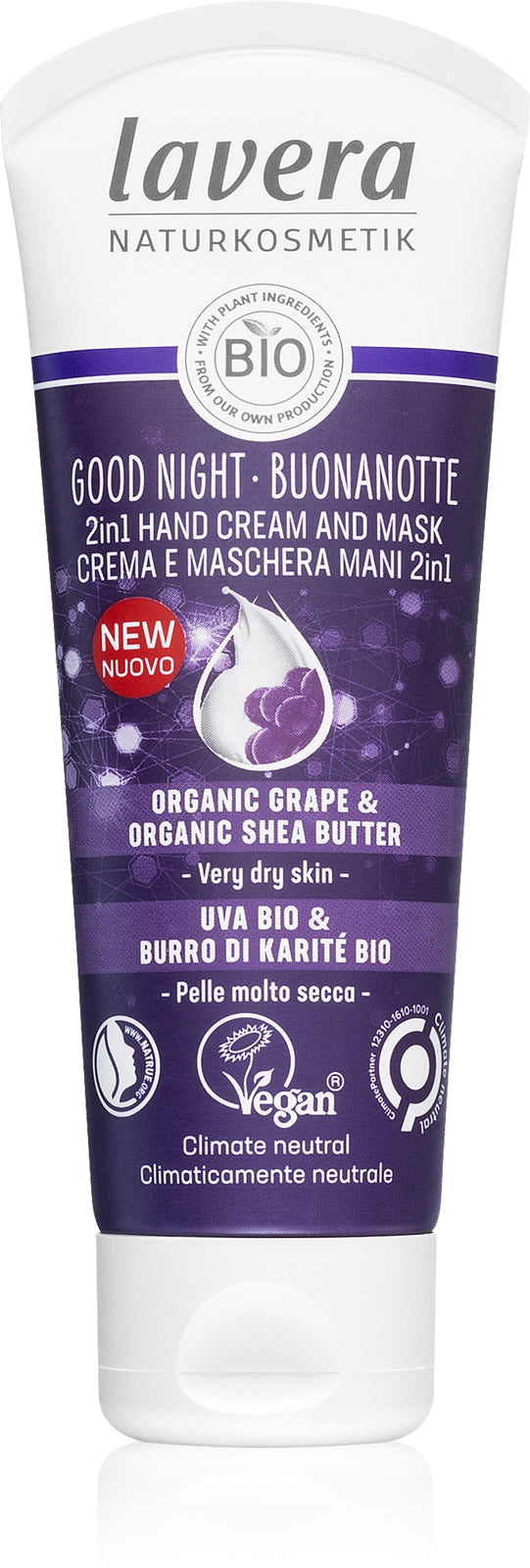 Lavera Good Night 2in1 Hand Cream and Mask