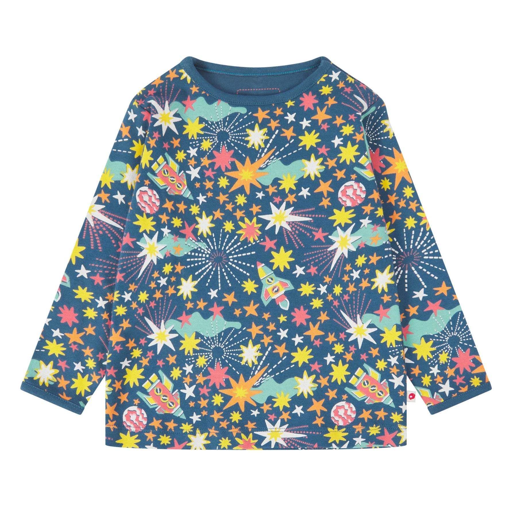 Piccalilly Kids Fitted Top - Galaxy