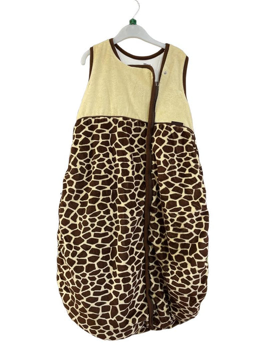 Preloved Pampersack - Sleepwear - Fleece Giraffe Sleeping Bag Sleepsack, Medium (6-12m, 12-18m)