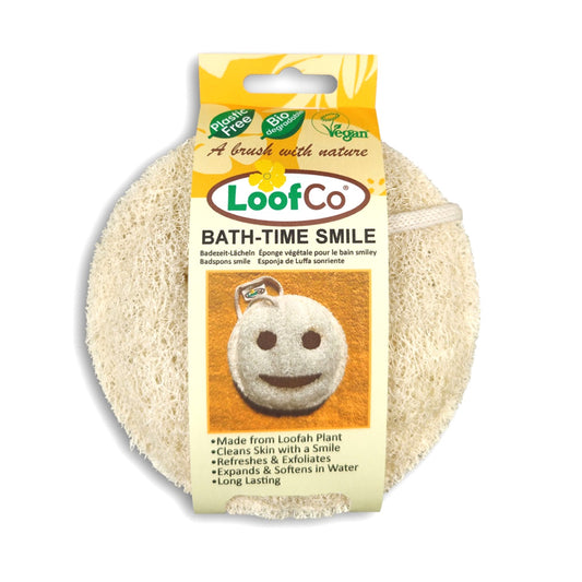 ecoLiving Loofco Bath Time Loofah - Smile