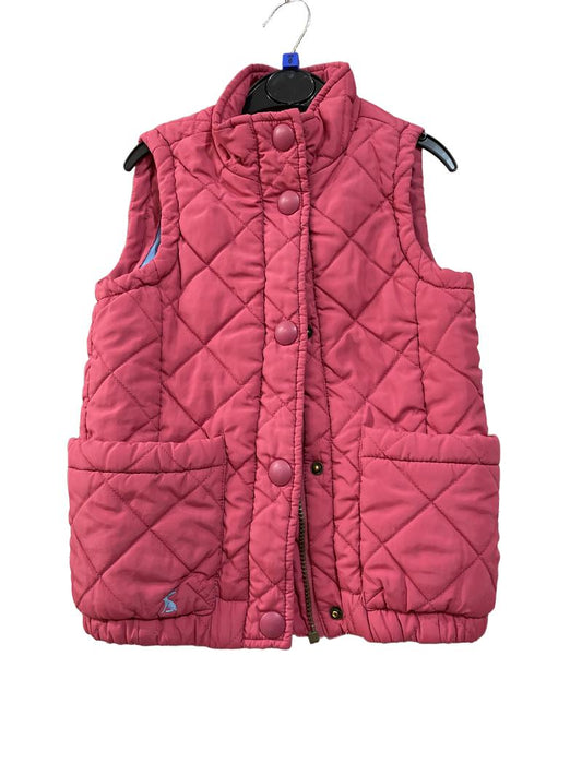 Preloved The Tom Joule Circus - Top - Pink Puffer Vest Gilet (6-7y)