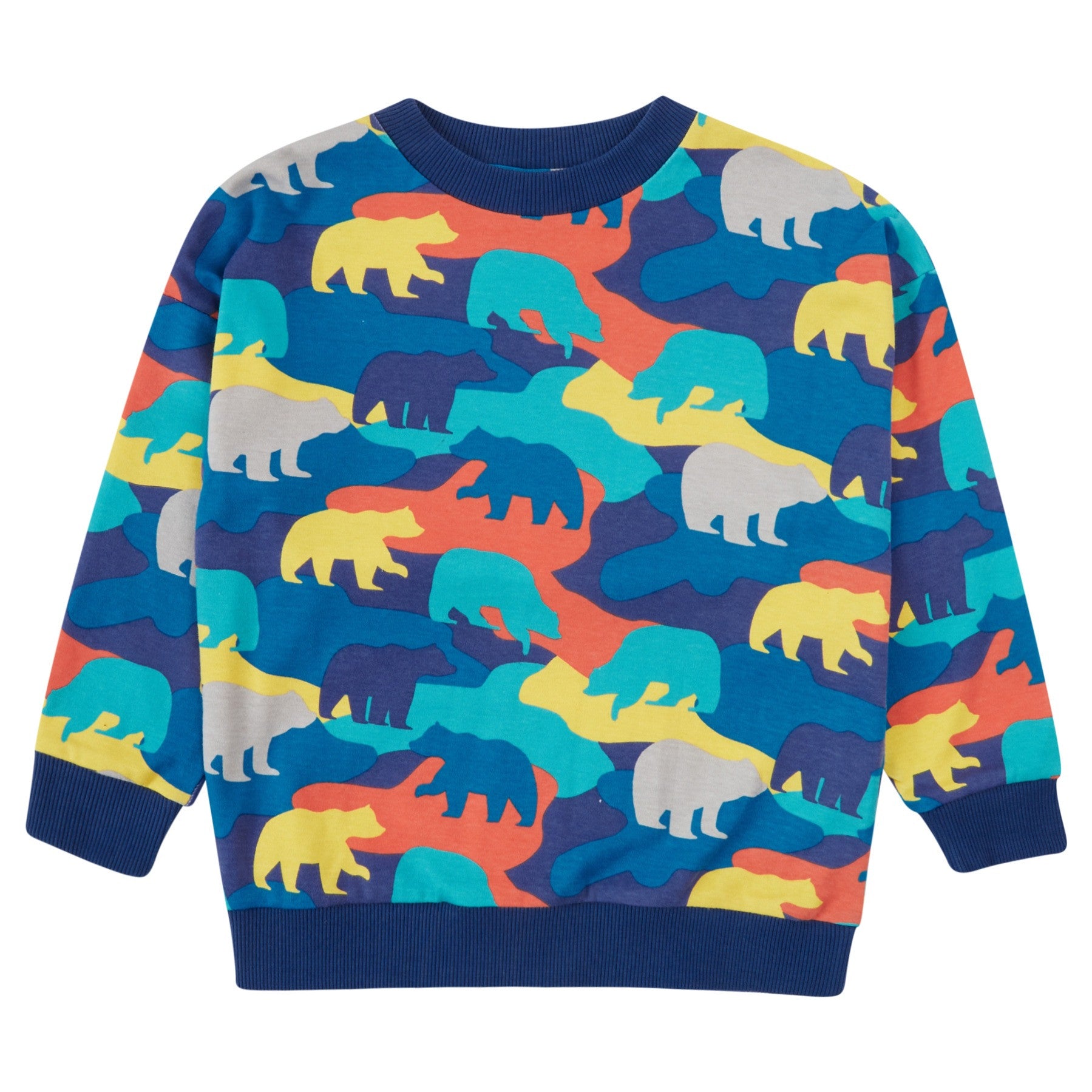 Piccalilly Kid Sweatshirt - Camo Bear