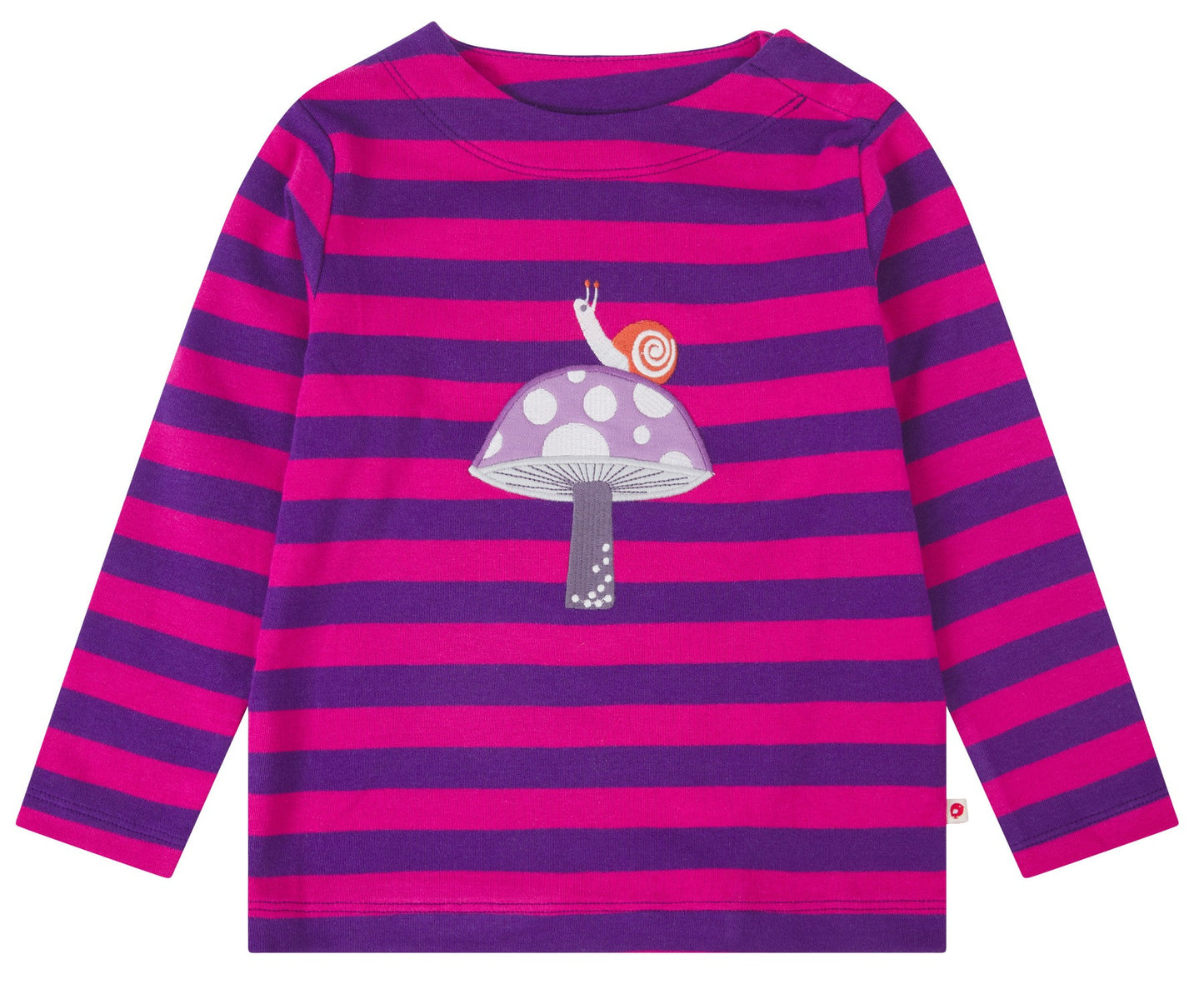 Long Sleeved Striped Top - Toadstool