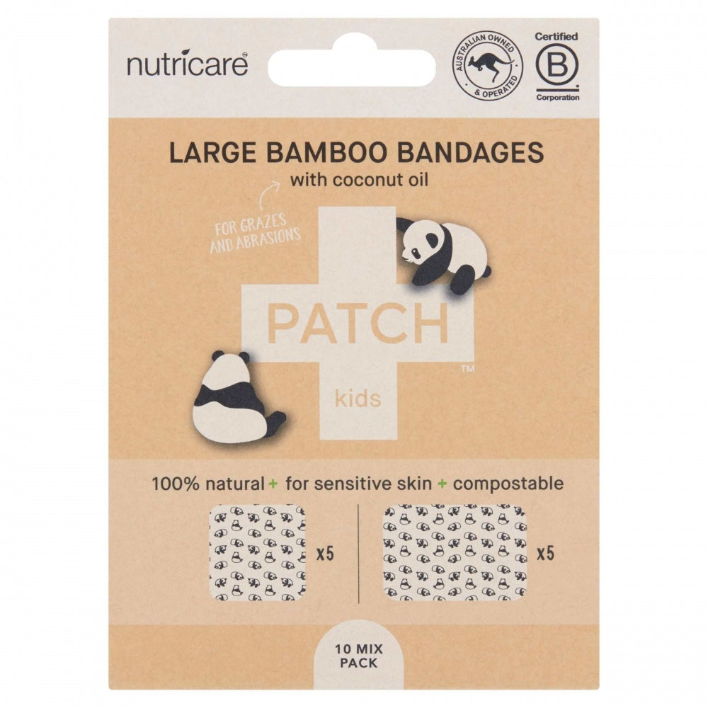 Patch Large Bamboo Plasters for Kids (Coconut)