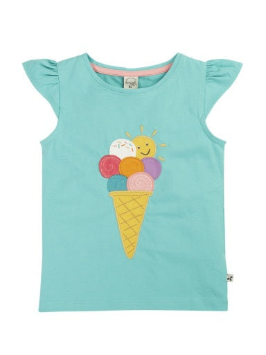 Harmony Circular T-Shirt - Pacific Aqua/Ice Cream