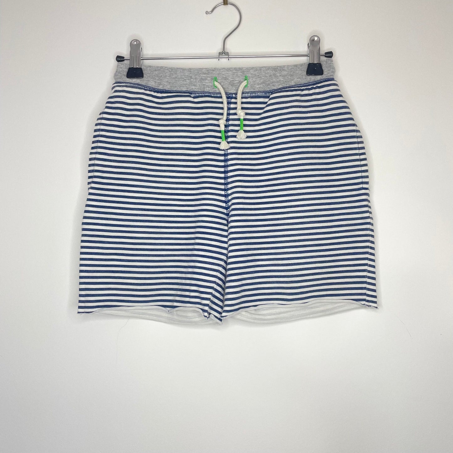 Boden Navy & White Stripe Shorts 9 years