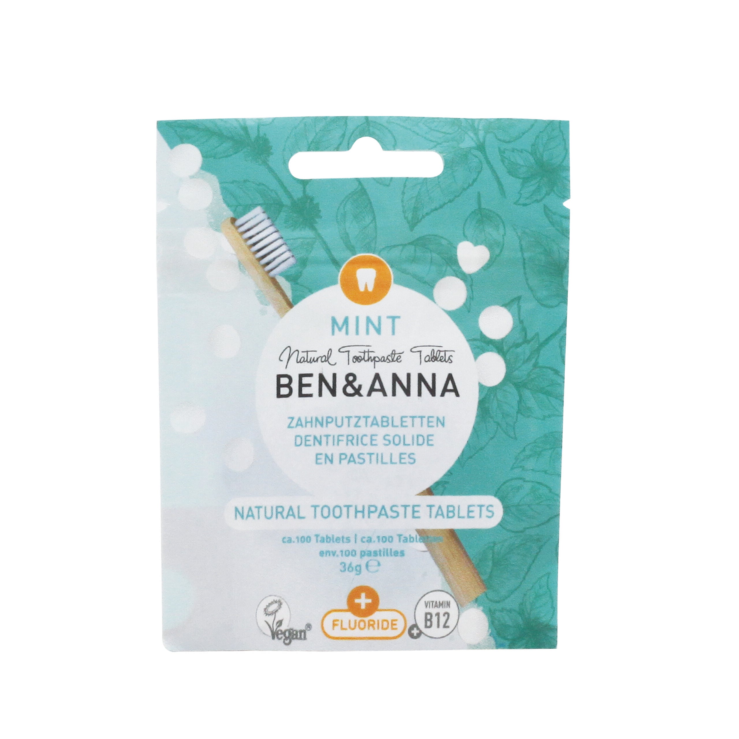 Ben & Anna Toothpaste Tablets with fluoride – Eco Bee