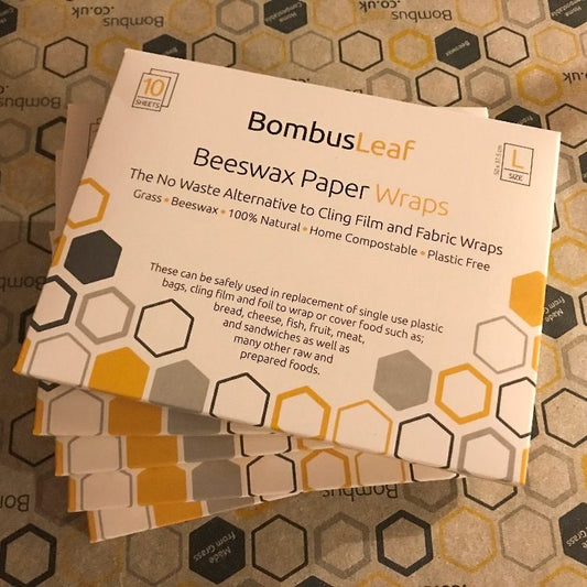 UK-distributor-BombusLeaf-Beeswax-Paper-Wraps-Sustainble-Zero-waste-biodegradable-vegan-paper-outer-packaging-2